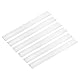 QUARKZMAN 6 Stück Aluminium Flachprofil 3 x 40 mm Aluleisten Flach Länge 305 mm Quadratischer 6061 Aluminium Flachplatte Aluschiene Schweißbar Massiv Neuware für Industriegebäude