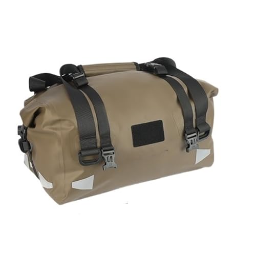 Sacoche de selle moto réfléchissante avec sangle de valve d'air pour sac arrière
