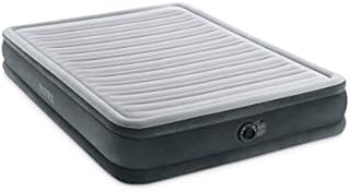 Intex Comfort Plush Mid Rise Dura-Beam Airbed with Internal Electric Pump, Bed Height 13