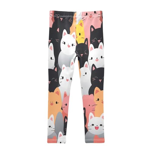 Toddler Girls Leggings Printed Yoga Pants Leggings Cat One for Kids2