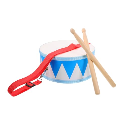 ibasenice 木製幼児用スネアドラム カートゥーンデザイン な素材で楽しい打楽器 音楽 男の子女の子向け