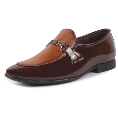 Image of FAUSTO Men Leather Pull-On Shoes