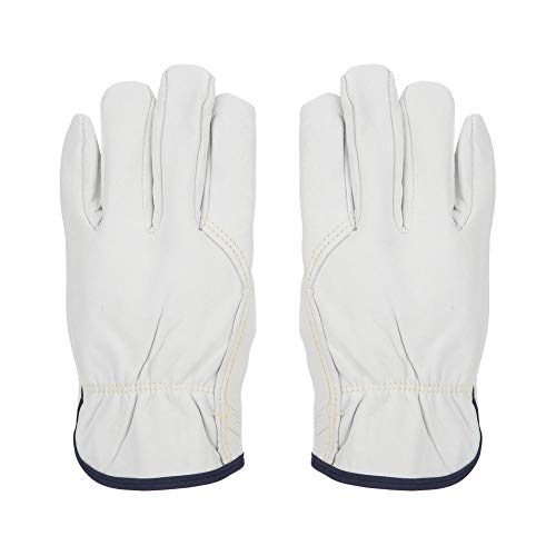 Marhynchus Welding Gloves Soft Sheepskin Wear Resisting Fire Resistant for Welding Welding Cutting Metal Stamping