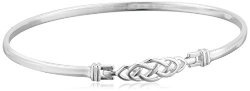 Amazon Collection Sterling Silver Celtic Bangle Bracelet