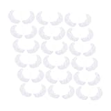 CIYODO 100 Stück Elastische Bartnetze Aus Hautfreundlichem Nylon Mit Schlaufen Bartschutz Für Gastronomie Und Pflegedienstleistungen