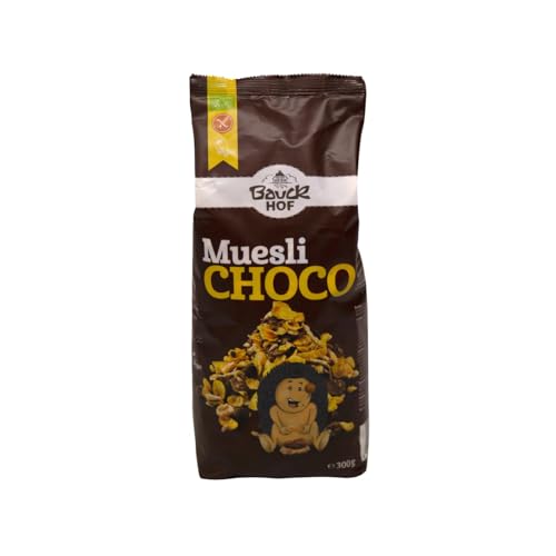 BAUCKHOF Schokoladen-Müsli, glutenfrei BAUCKHOF 300 g, 3er Pack