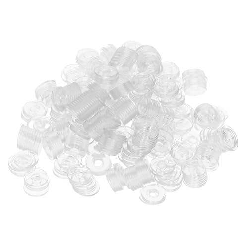 GETAJGHSD 500 Piezas Arandelas De Plástico Aislantes Transparente Arandelas De Fijación De Vinilo Para Manijas De Ducha Reparación De Juntas Planas