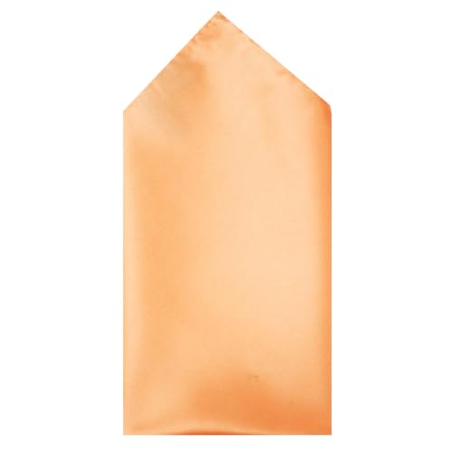 Image of LEONARDI Men's Solid Pocket Square | 30cm x 30cm | Smooth texture | Microfiber | Pack of 1 |
