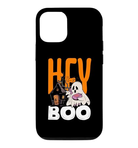 Groovy Hey Boo �L���[�g �S�[�X�g �ʔ��� �n���E�B�� ���̎q ���� �L�b�Y �X�}�z�P�[�X iPhone 12/12 Pro �p