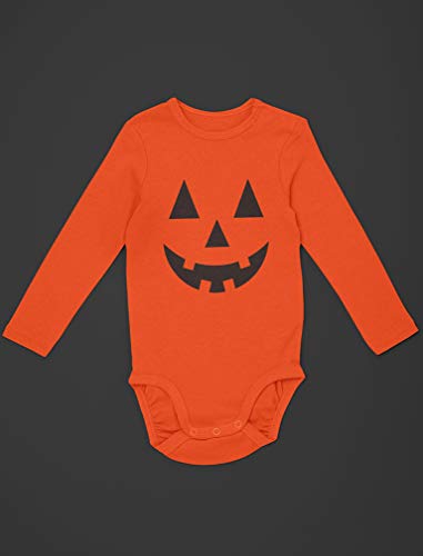 Cute Little Pumpkin Outfit Halloween Infant Jack O' Lantern Baby Long Sleeve Bodysuit 6M Orange #TOP2