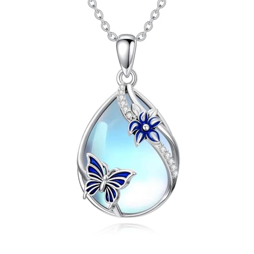 POTOPYY 925�X�^�[�����O�V���o�[ �A�j�}���l�b�N���X �����p �Ӗ��̂���W���G���[�M�t�g�A18+2�C���`, Large, �X�^�[�����O�V���o�[, ���[���X�g�[��