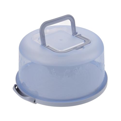 OFFSCH Handheld Cake Carrier Box with Lid Portable Baking Storage Case for Birthday Cakes Cupcakes and Muffins and Vibrant Design for Home Use
