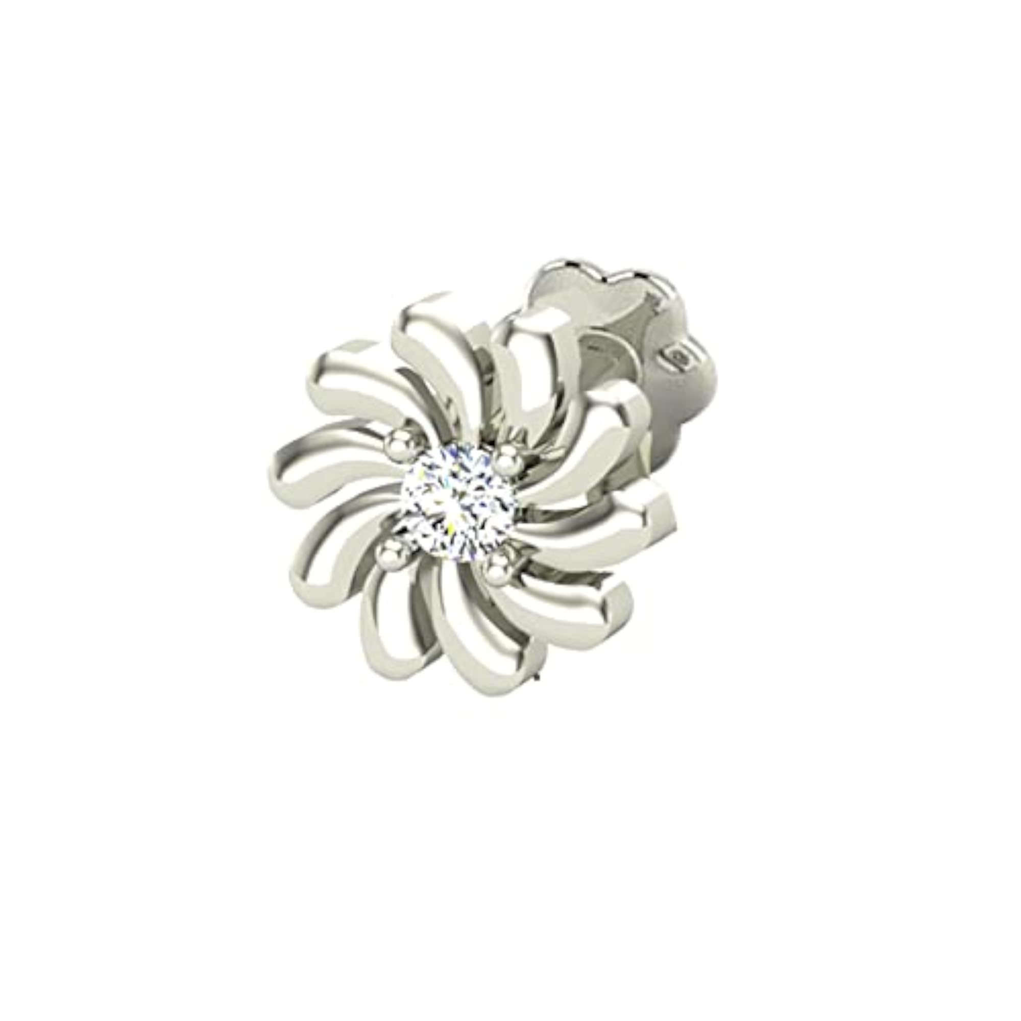 18K/14K Gold Nose Pin Screw for Women