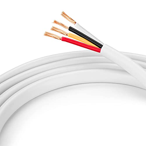 Cmple - 14Awg Cl2 Rated 4-Conductor Loud Speaker Cable - 250Ft For In-Wall Installation #TOP5