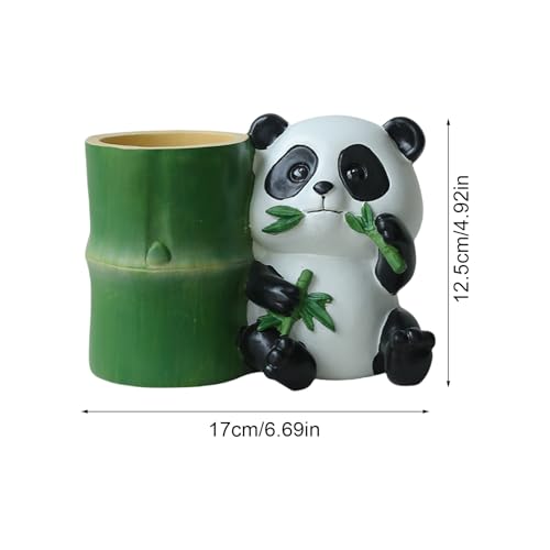 Gobelets à crayons bureau panda, cadeau idéal pour fournitures étude - 6