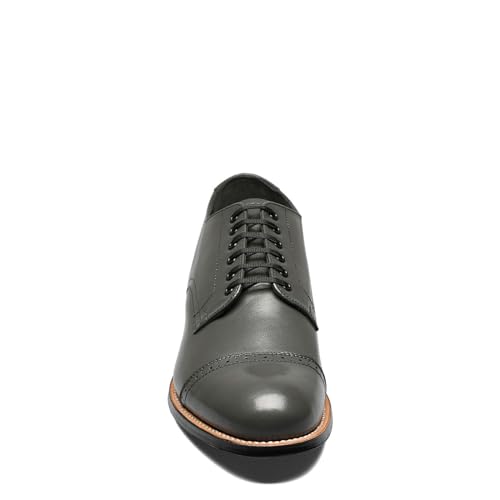 Stacy Adams Men's Madison Cap Toe Oxford,Steel Gray,11 EE3
