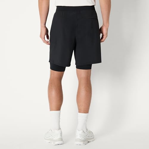 Image of Amazon Essentials Men's Athletic Running Training Shorts, Performance Stretch Woven Workout Shorts, 7 inch