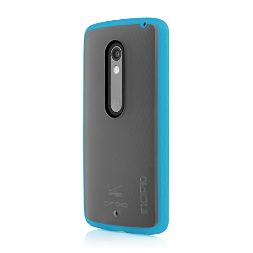 Incipio Octane Carrying Case for Motorola Droid MAXX 2/Motorola Moto X Play - Retail Packaging - Frost/Cyan