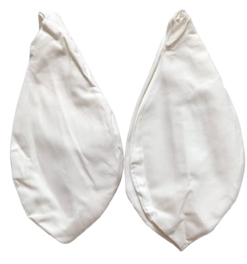 Premium Cotton Jaap Mala Bag with Zipper Pocket & Shoulder Strap | Gomukhi Jaap Mala Bag | Soft Fabric Chanting Bag for Meditation, Japa & Bhakti Use (White, Pack 2)-image-6