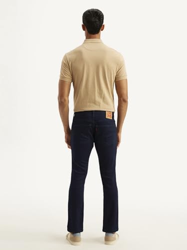 Image of Levi's Men's 65504 Skinny Fit Dark-Blue Jeans
