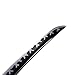 Japanese Short Katana Samurai Real Tanto 20Inch Spring Steel 9260 Flame Black Blade Steel Oil Tempered Full Tang