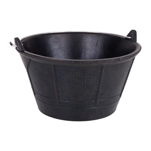 Miniatura 6 de Cofan Cubo Obra Italiano Con Capacidad Para 10 Litros Material: Caucho Asa Metálica Alta Resistencia Y Flexibilidad Medidas: 34,5 X 18 X 22,8 Cm