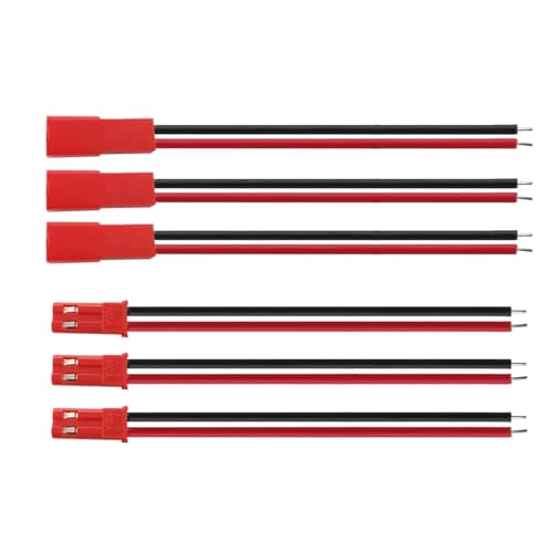 Conector JST 2 pin con cable de 10cm para tiras LED y juguetes pack de 10 parejas 4