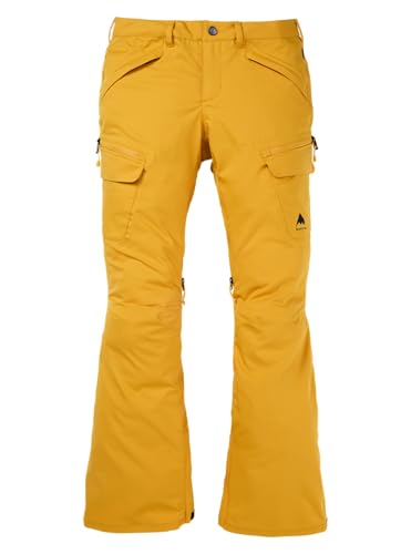 Burton Women's Gloria 2L Stretch Pants, Goldenrod, M Yellow
