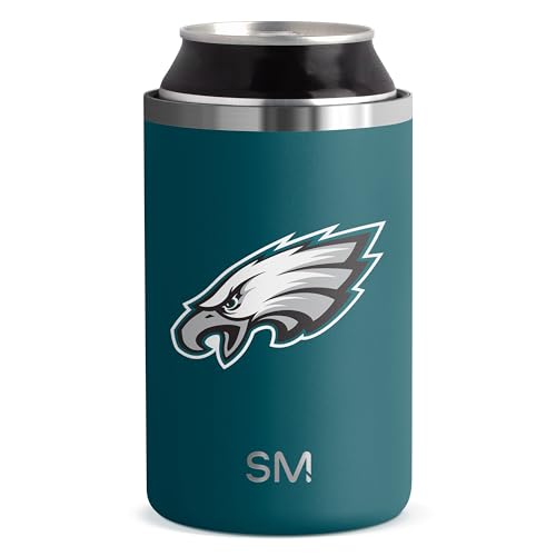 Simple Modern Officially Licensed NFL Philadelphia Eagles Gifts for Men Women Dads Fathers Day | Insulated Ranger Can Cooler for Standard 12oz Cans - Beer Seltzer and Soda