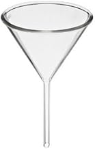 75mm Glass Funnel, Short Stem, Borosilicate Glass, Heavy Wall, Karter Scientific 213V8 (Single)