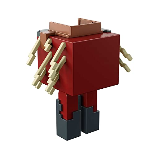 Mattel Minecraft Craft-A-Block Strider Figure, Authentic Pixelated Video-Game Characters, Action Toy To Create, Explore And Survive, Collectible Gift For Fans Age 6 Years And Older #TOP4