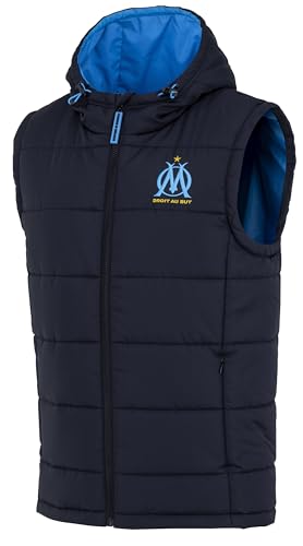 OLYMPIQUE DE MARSEILLE Doudoune sans Manche Om - Collection Officielle 12 Ans