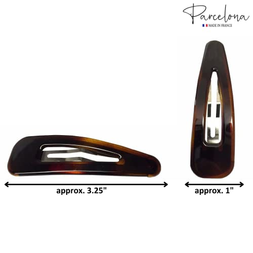 Parcelona Pinzas para el Cabello French Clic Clac 8.7 cm miniatura 4
