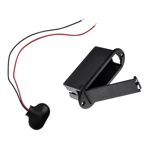 Guitar 9V Holder Case Box for Active Pickup Preamp AMP with Connector