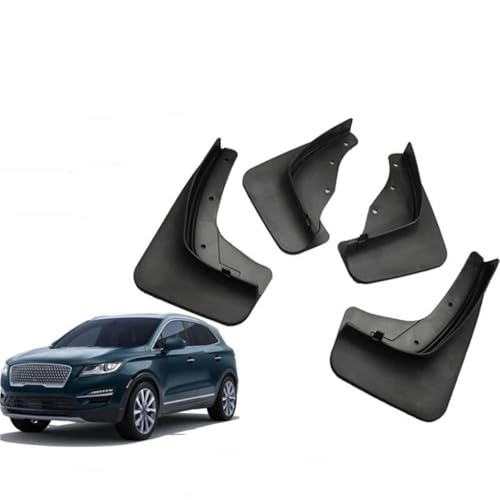 Garde-boue voiture pour Lincoln MKC 2014-2023 - Protection noire