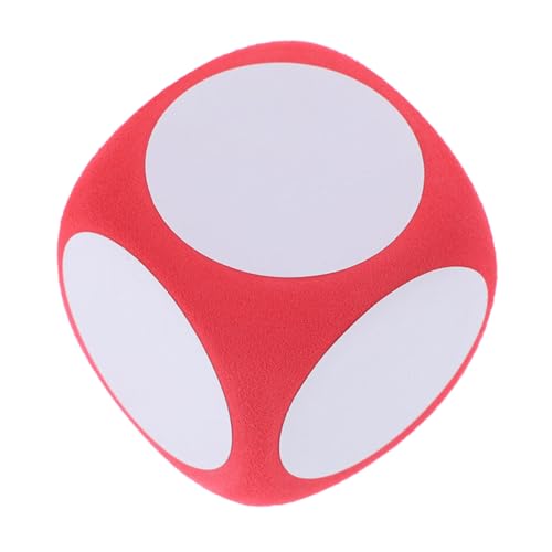 CIYODO Dado Gigante in Schiuma Scrivibile Cancellabile, Dado Jumbo Grande per Ragazzo Ragazza, 6Cm Riutilizzabile per Attività Didattiche e Giochi Creativi