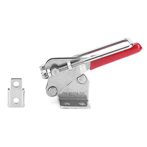 Stainless Steel Toggle Latch Catch, Fast Clamping, Ergonomic Handle, Easy Installation, for Woodworking Home Improvement