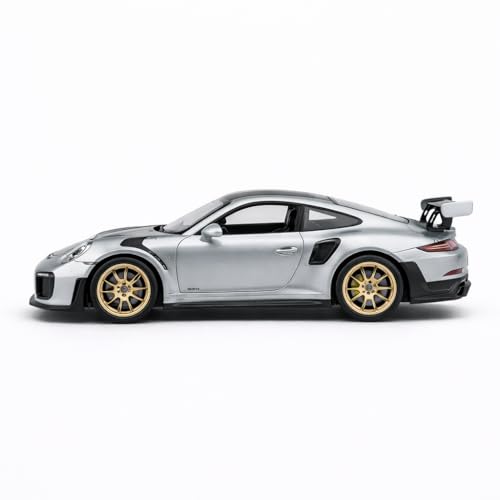 Image of Wizplex MSZ Official Licensed Porsche 911 GT2 RS Diecast Model Car 1:32 Scale | Light & Sound | Pull Back Action | Metal Sports Toy | Collectible Display & Gift