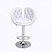 Produktbild LCHEGG Barhocker Mode European Leisure Bar Stuhl Einzel Einstellbare Bar Freizeit Hochstuhl Barhocker Café Sitz (Color : White)