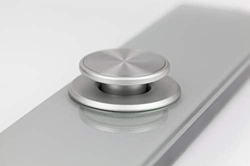 CASO Body Energy Ecostyle - Design-Personenwaage, Testsieger Haus & Garten Test, Batterielose Nutzung, Körperwaage mit hochwertiger Ganzglas-Oberfläche, bis 180 kg in 100 g-Schritten