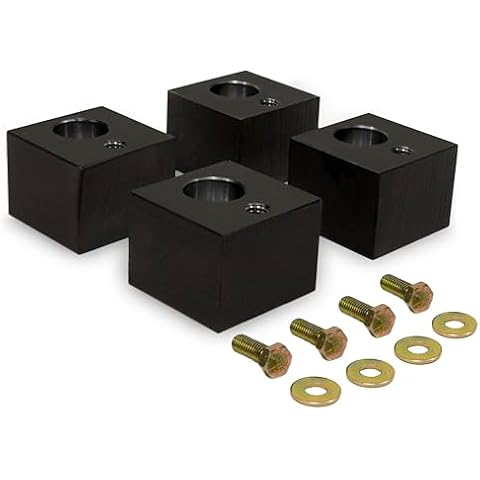 Ohio Diesel Parts Front Driver Seat Riser 1.5" Spacer Block Lift Kit for Chevy Silverado/GMC Sierra 1500, 2500, 3500 Trucks 1999-2013 Cover