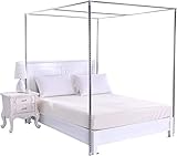 Stainless Steel Canopy Bed Frame,Mosquito Net Door Quattro Canopy Frame, Canopy Frame, Single/Double