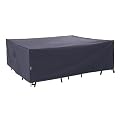F&J Outdoors Patio Furniture Covers, Waterproof UV Resistant Rip-stop Cover for Outdoor Furniture, Grey, 90"Wx60"Dx27.5"H