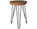 Signature Design by Ashley - Eversboro Accent Table - Faux Natural Edge - Brown/Black