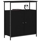Ce buffet contemporain en chêne noir combine fonctionnalité et style, idéal pour ta maison. Son look rectangulaire élégant ne sert pas que pour le rangement, il attire vraiment le regard dans n'importe quelle salle à manger ou salon.