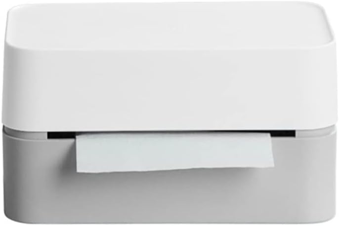 Generic Tissue Box Draw Paper Organizer Napkin Holder Non-Slipping Container for Home Bedroom Living Room