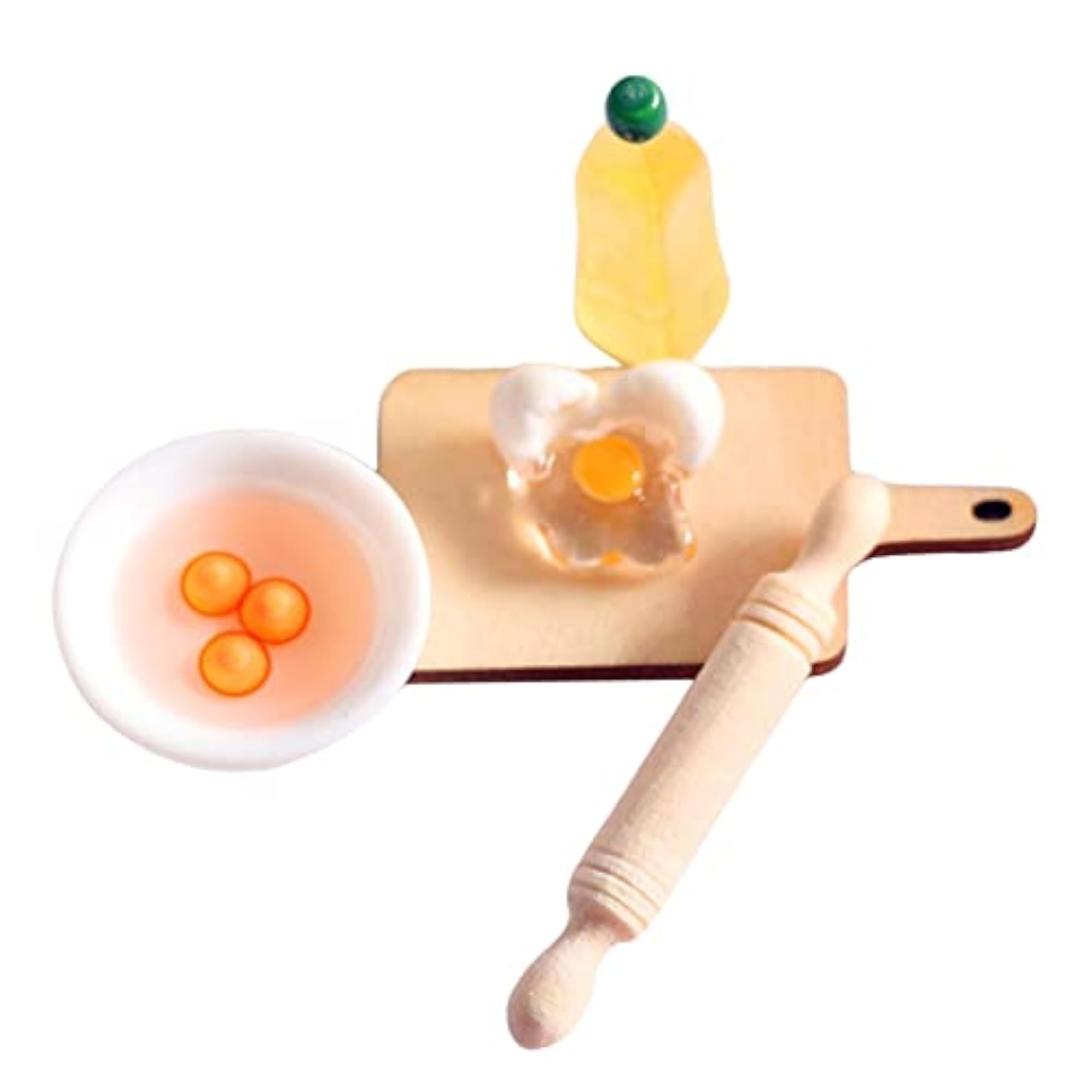 Kids Rolling Pin Set for Dollhouse Kitchen
