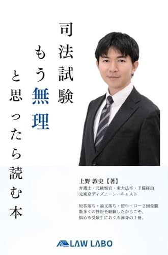 司法試験 もう無理 と思ったら読む本: 【 司法試験・予備試験に絶対合格するために 】 (実用書)