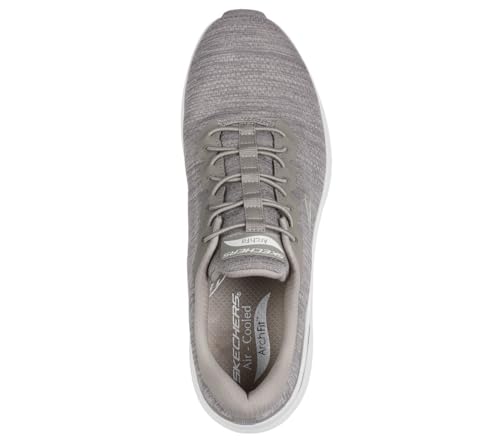Extra Wide Fit Man Arch Fit 2.0 - Upperhand 232709WW Stretch Laces Color Taupe US Size 8.54