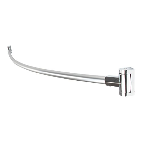 Ldr 163 6332 Exquisite Adjustable Curved Shower Curtain Rod, Adjusts From 36-Inches To 61-Inches, Chrome #TOP4